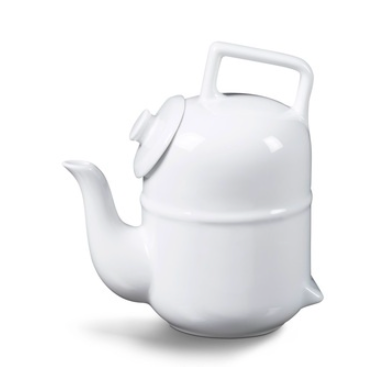 Tilting Teapot white porcelain Ronnefeldt