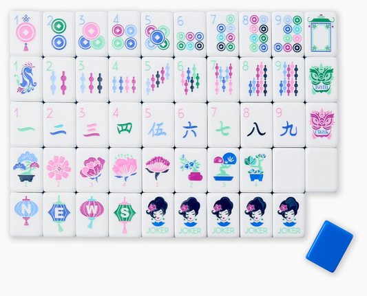 Mahjong Darjeeling Set with Lola Tiles