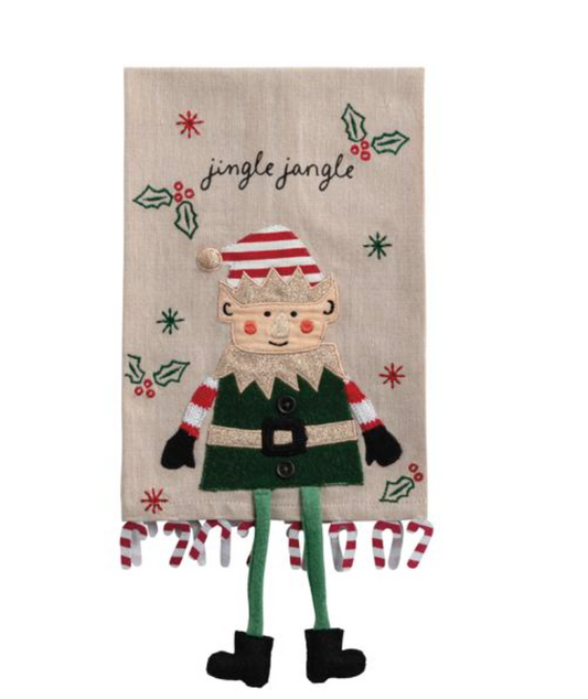 Elf Dangle Leg Towel