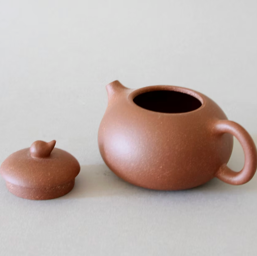Yixing Clay Cloud Tea Pot & 2 Cups