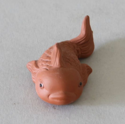 Red Clay Fish Tea Pet