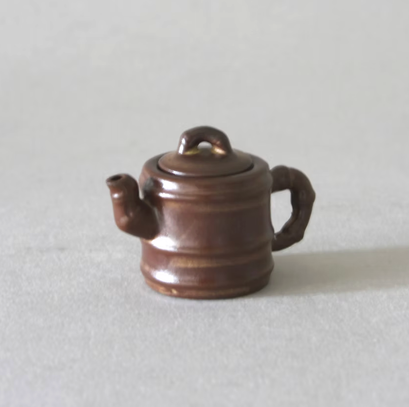 Clay TeaPot Tea Pet Cylinder