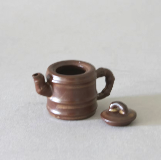 Clay TeaPot Tea Pet Cylinder