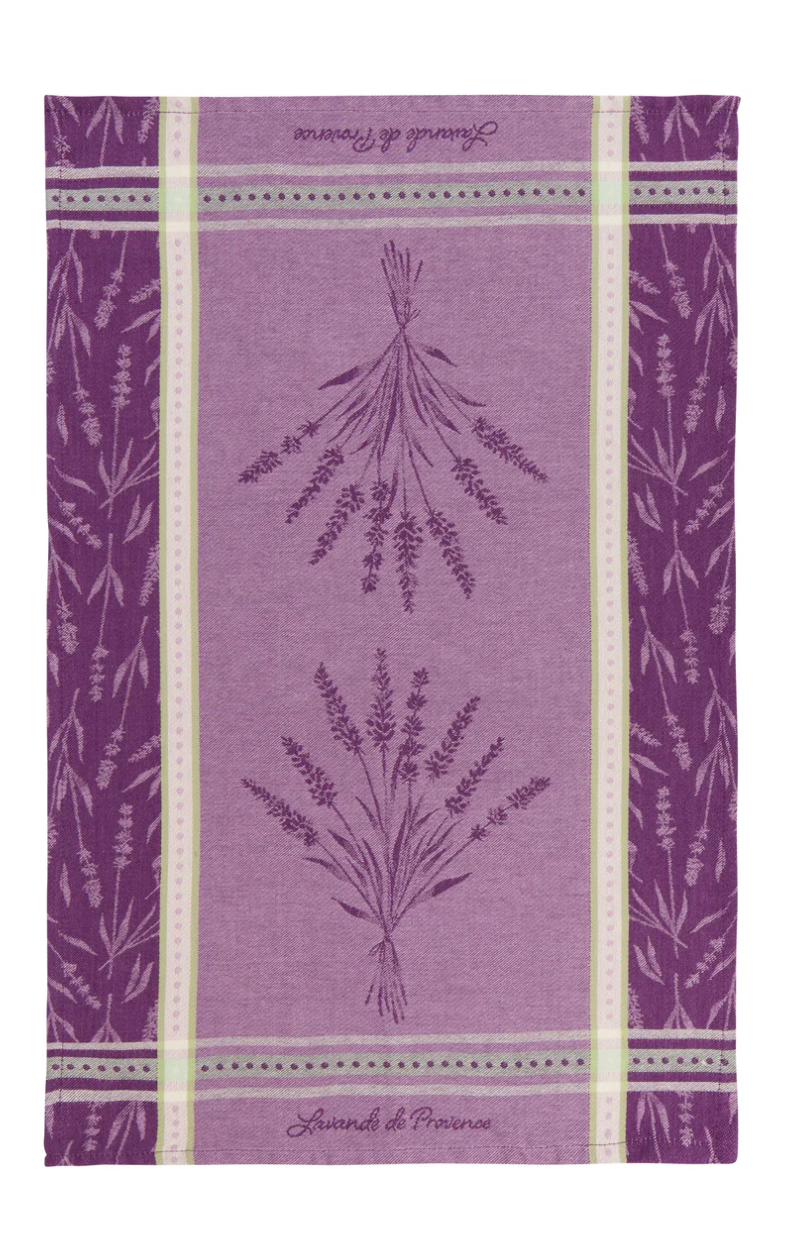 Lavender Jacquard Dishtowel