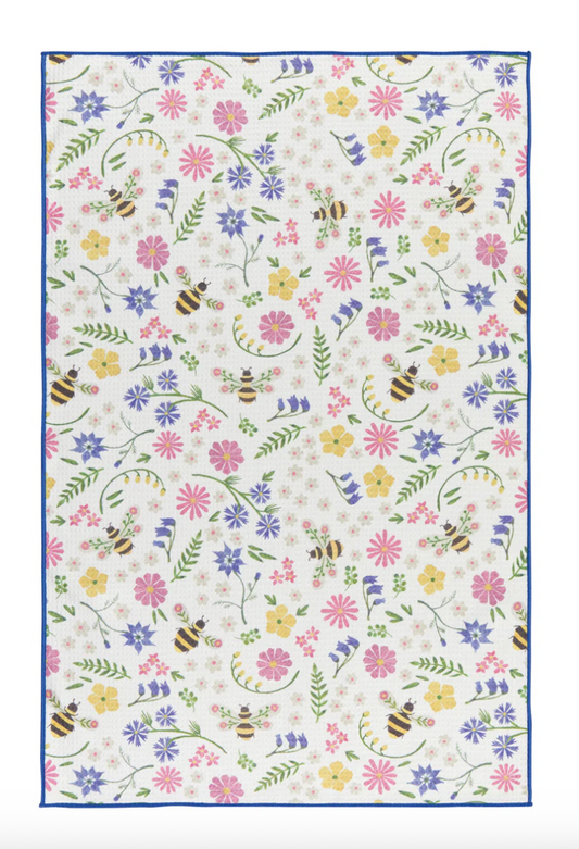 Bee Garden Recycled Microfibre Dishtowel