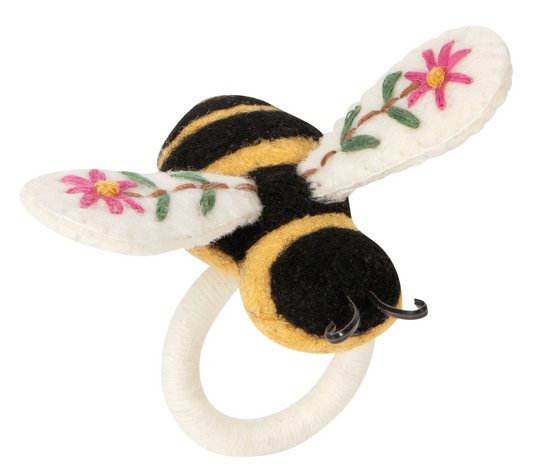 Bee Garden Felt Napkin Ring