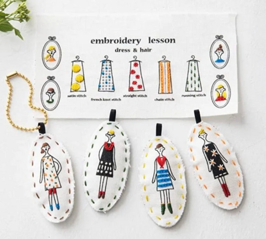 100 Ladies Charms Embroidery Kit