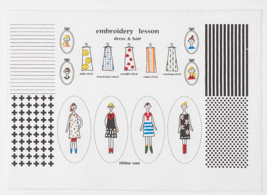 100 Ladies Charms Embroidery Kit