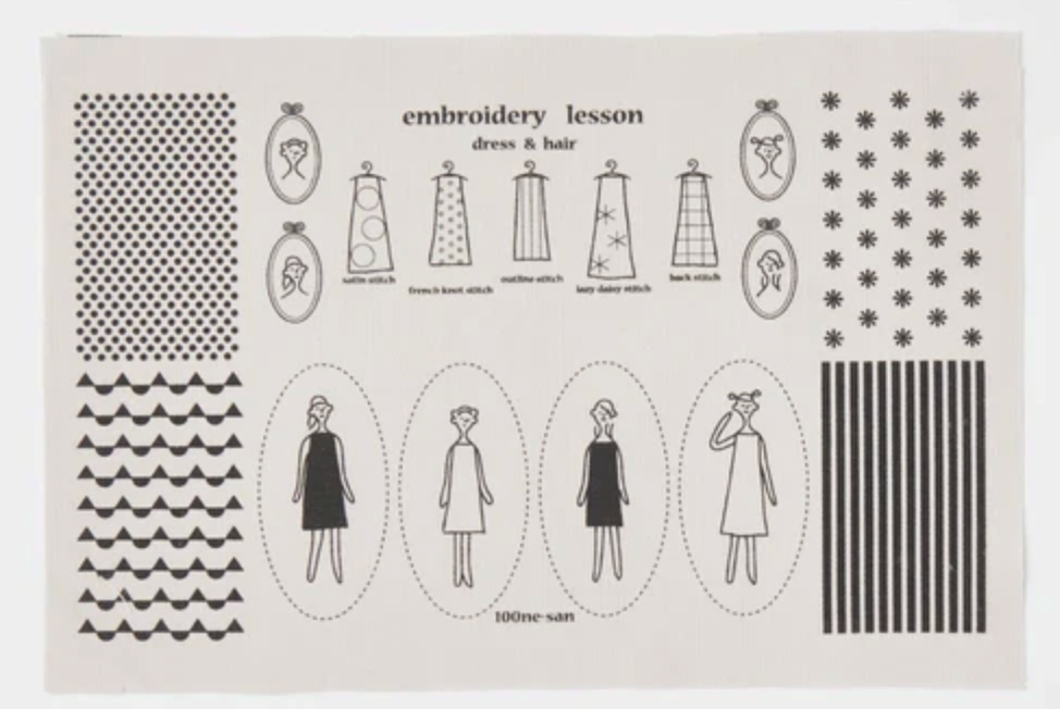 100 Ladies Charms Embroidery Kit