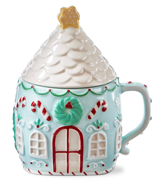 Sweetest Christmas House Lidded Mug