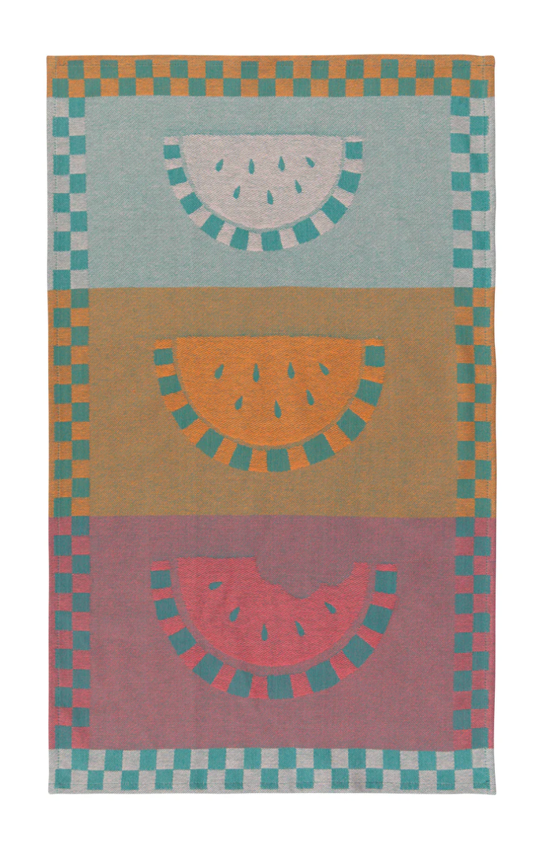 Melon Pop Jacquard Dishtowel