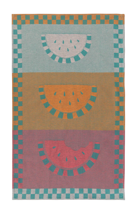 Melon Pop Jacquard Dishtowel