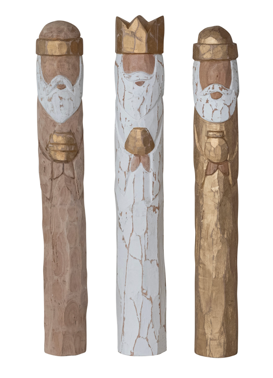 Hand-Carved & Painted Mango Wood Wiseman