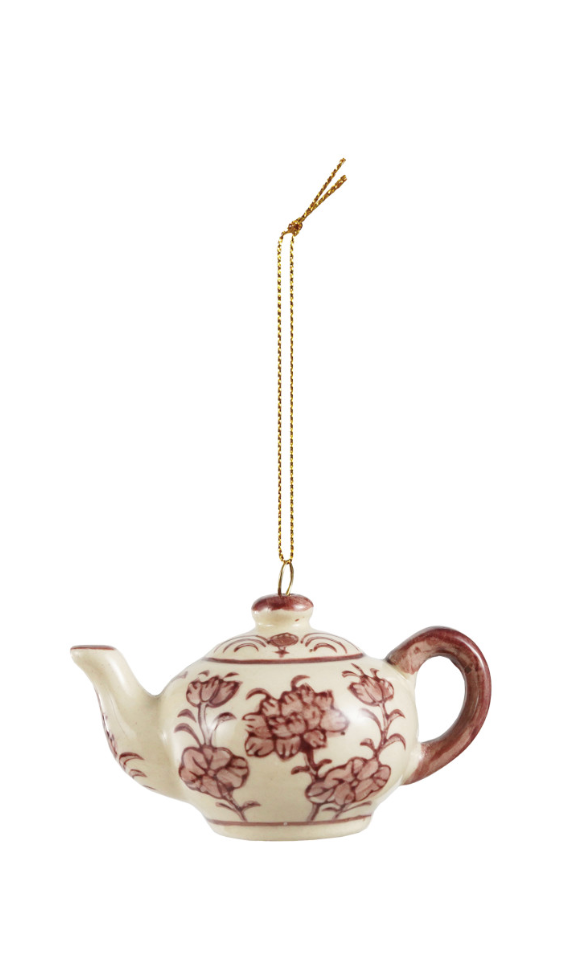 Stoneware Teapot/Teacup Ornament