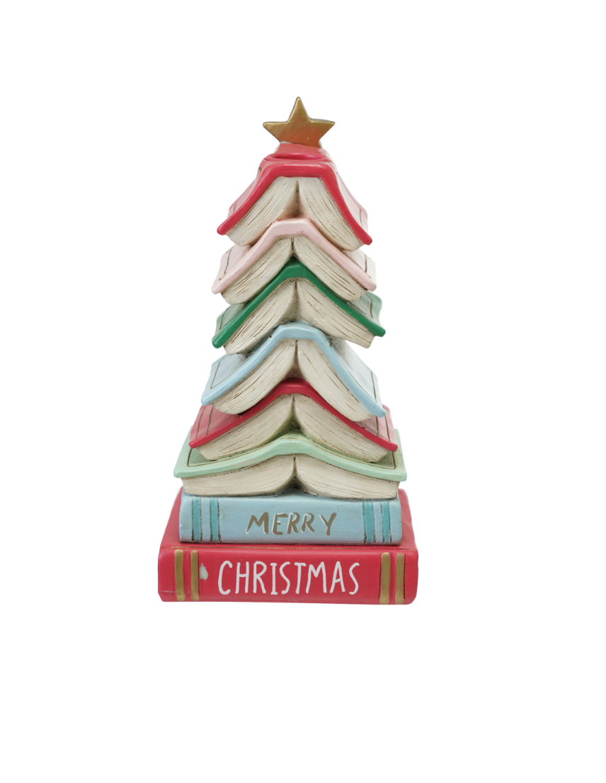 Book Tree Shaped Taper Holder