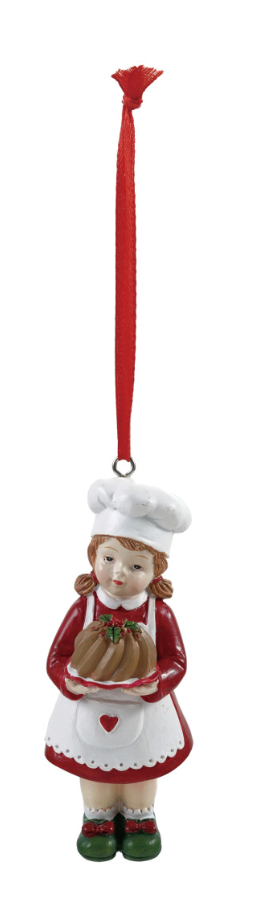 Child with Gingerbread Ornament