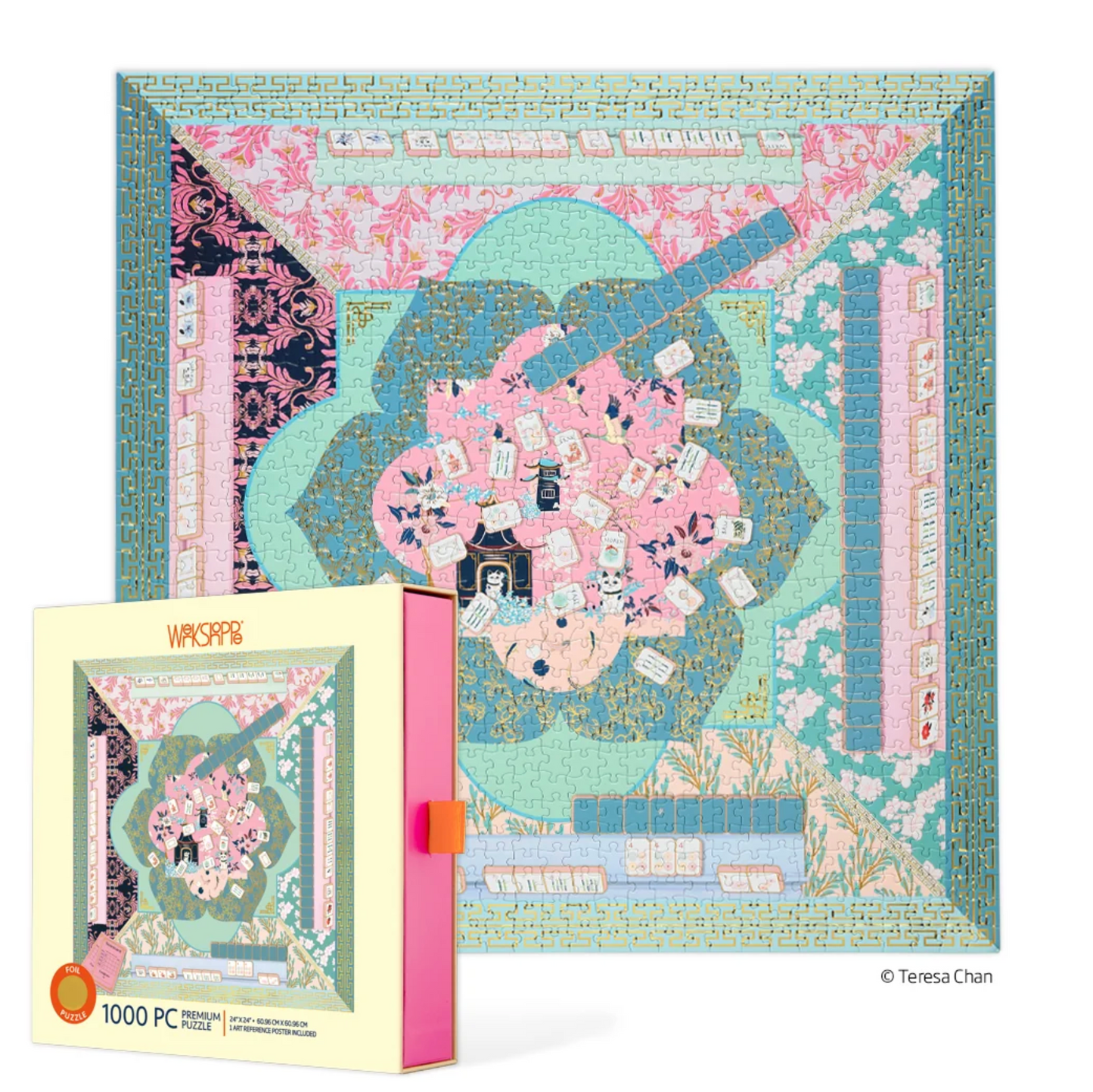 Let's Play Mahjong 1000 Piece Puzzle
