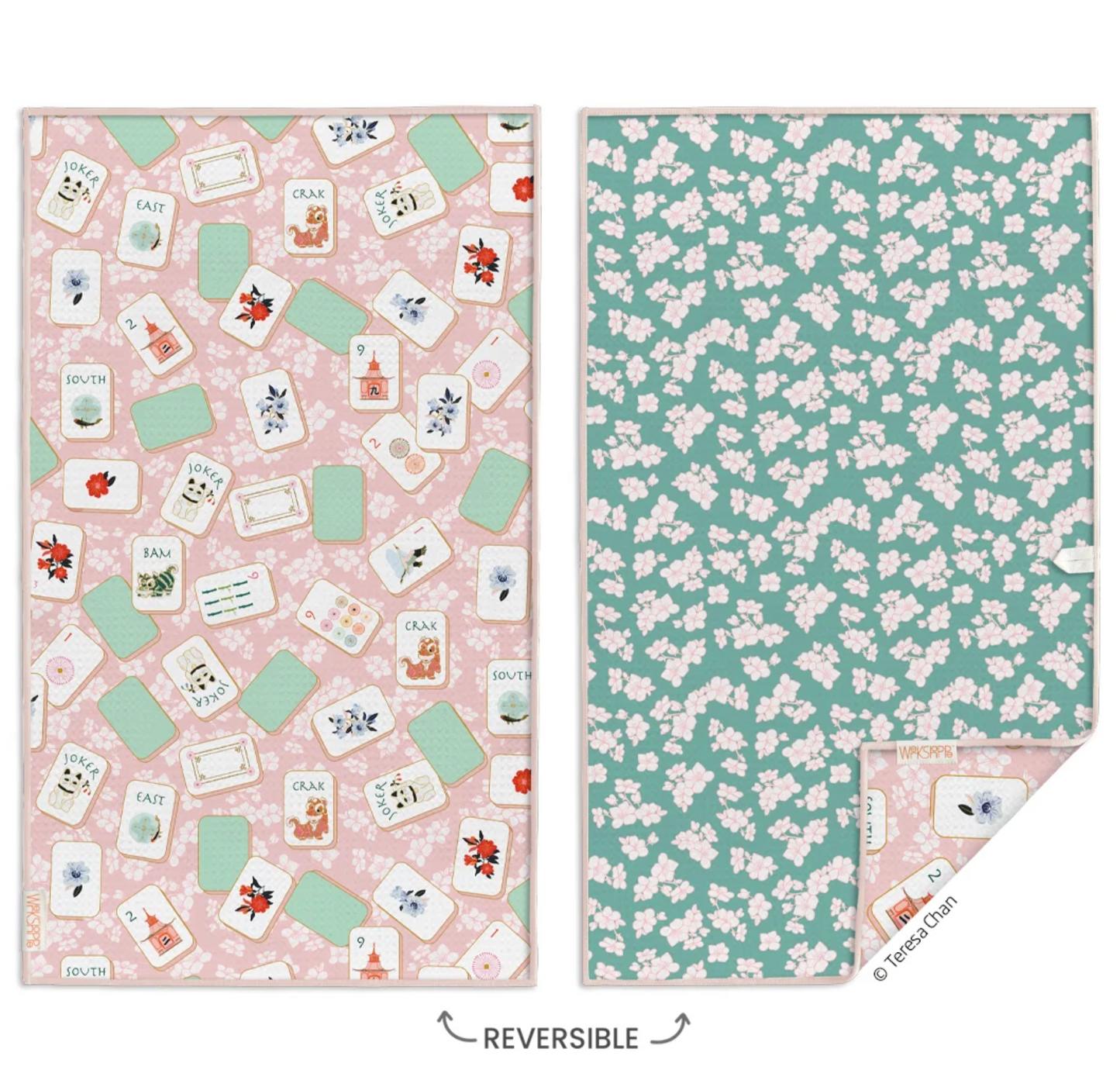 Mahjong Microfiber Kitchen Towel