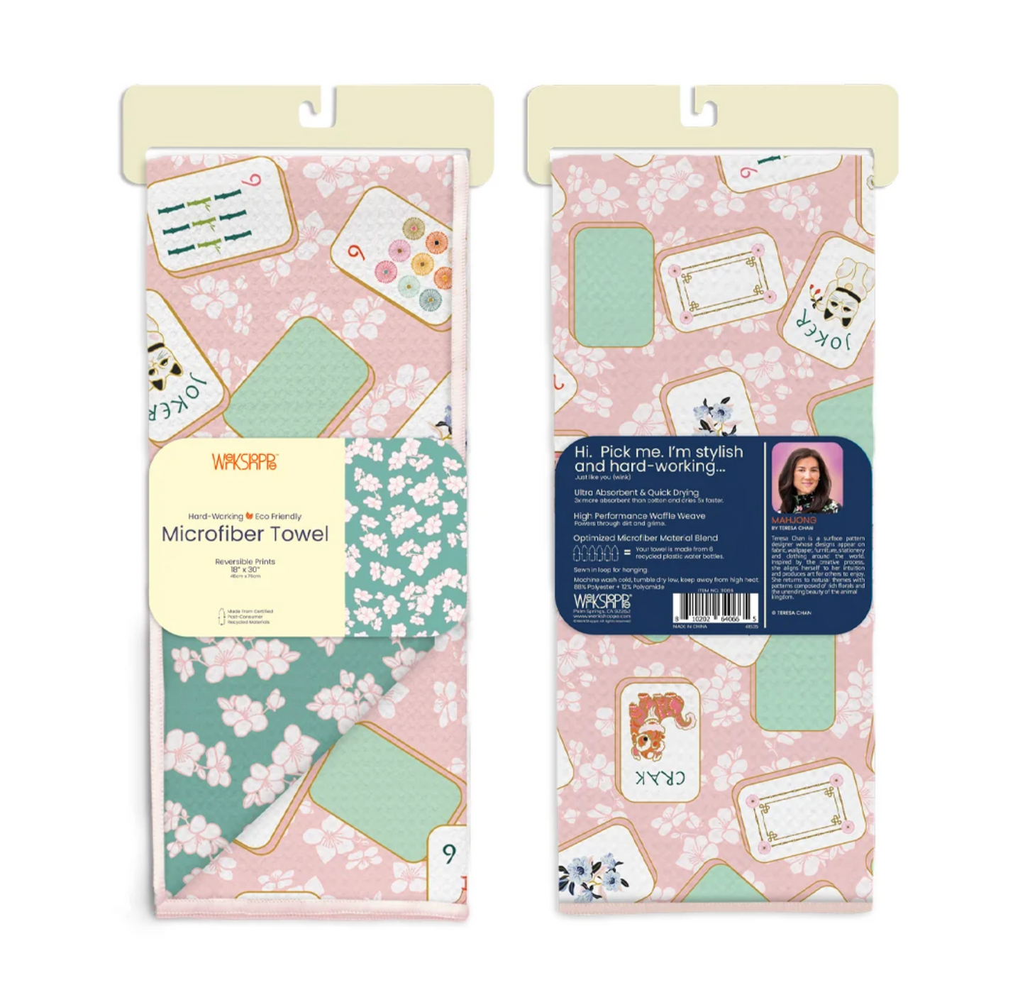 Mahjong Microfiber Kitchen Towel