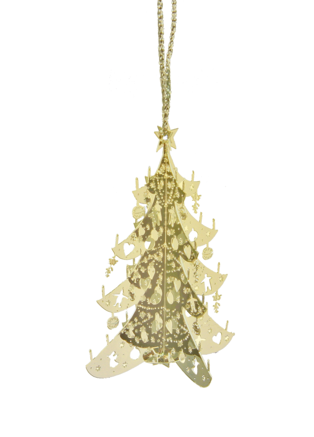 3D Christmas Tree - Gold