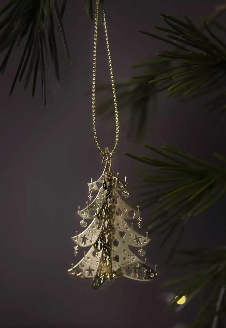 3D Christmas Tree - Gold