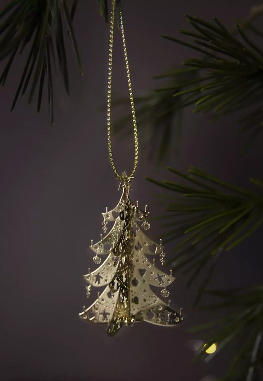 3D Christmas Tree - Gold