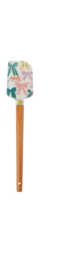 Silicone & Wood Bow Spatula