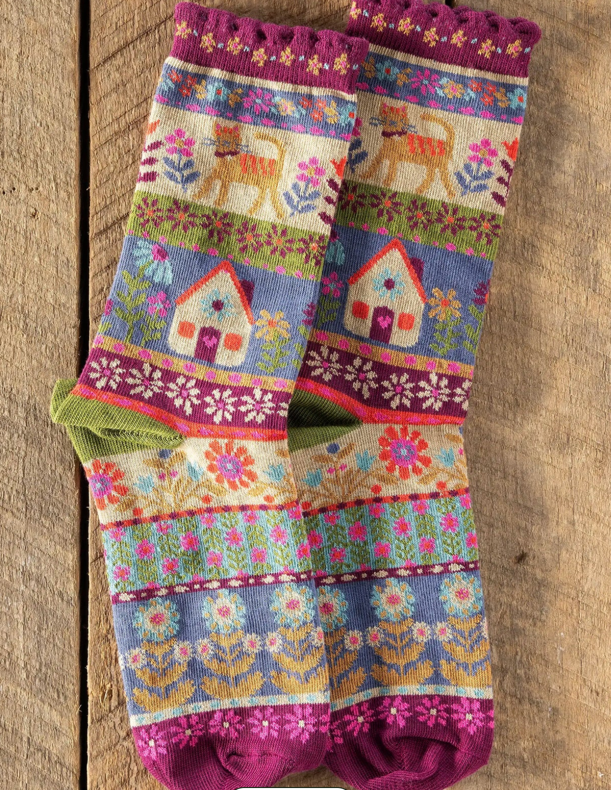 Boho Cat Socks