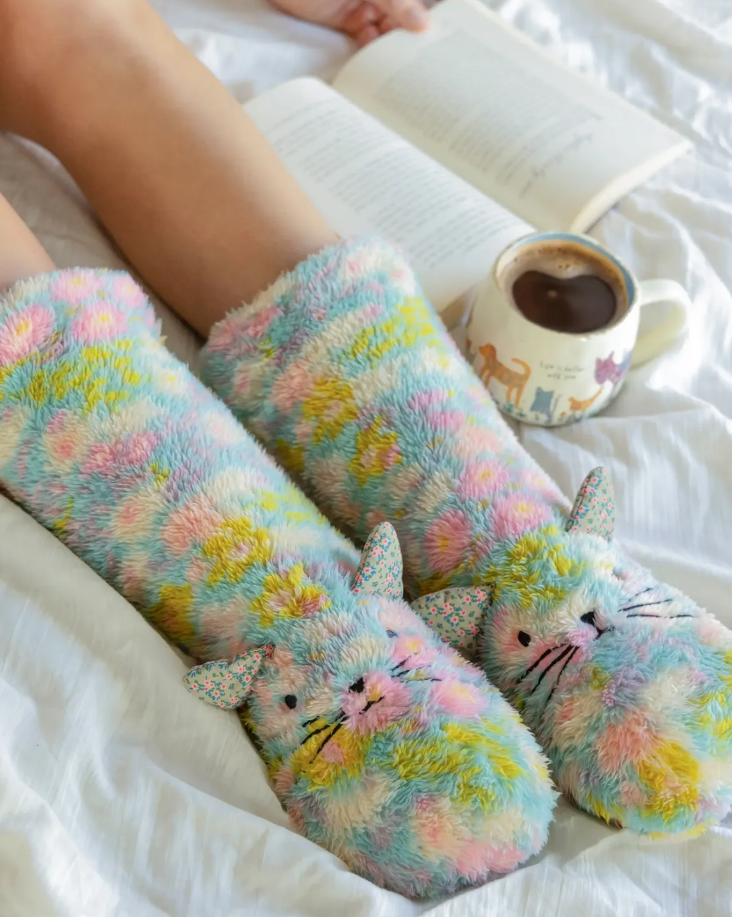 Fluffy Sherpa Slipper Socks