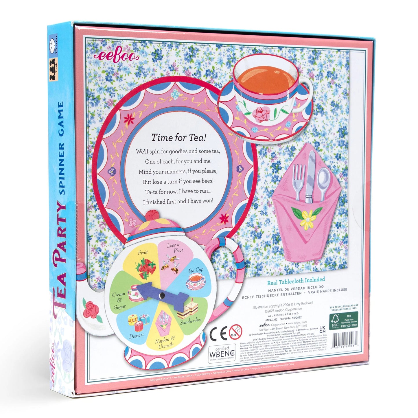 Tea Party Spinner Game