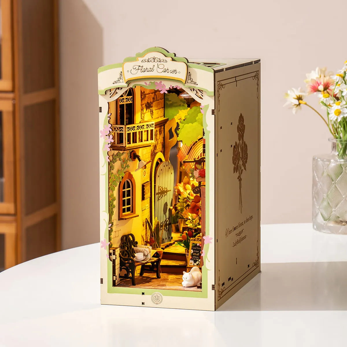 Diy Miniature House Book Nook Kit