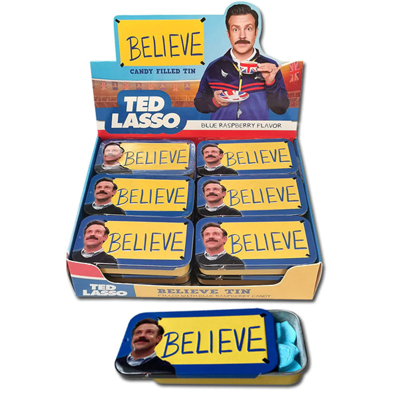 Ted Lasso Believe Candy Tins .6oz