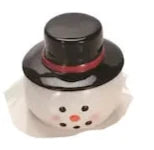 Snowman bowl with 2 spreaders