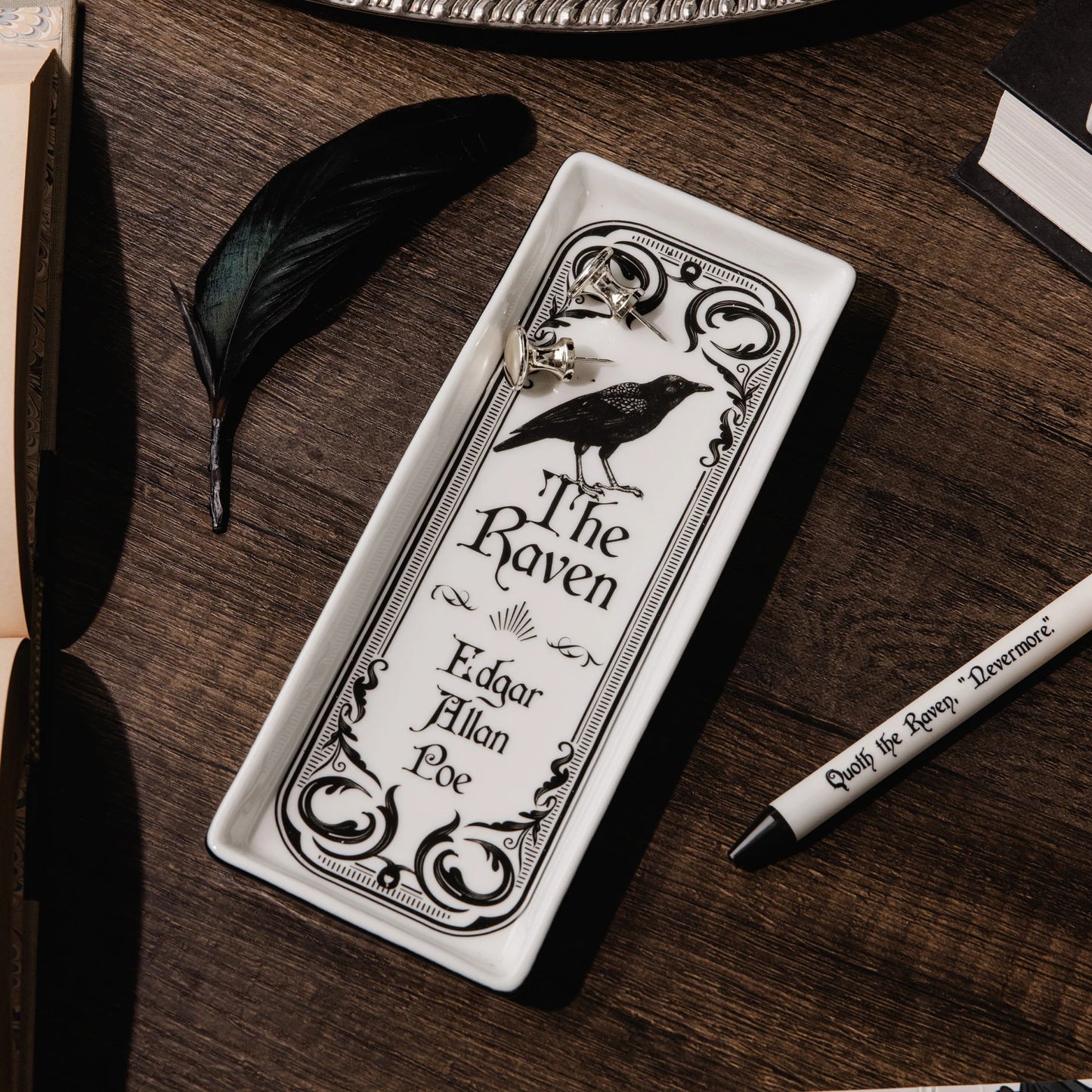 The Raven Literary Trinket Tray
