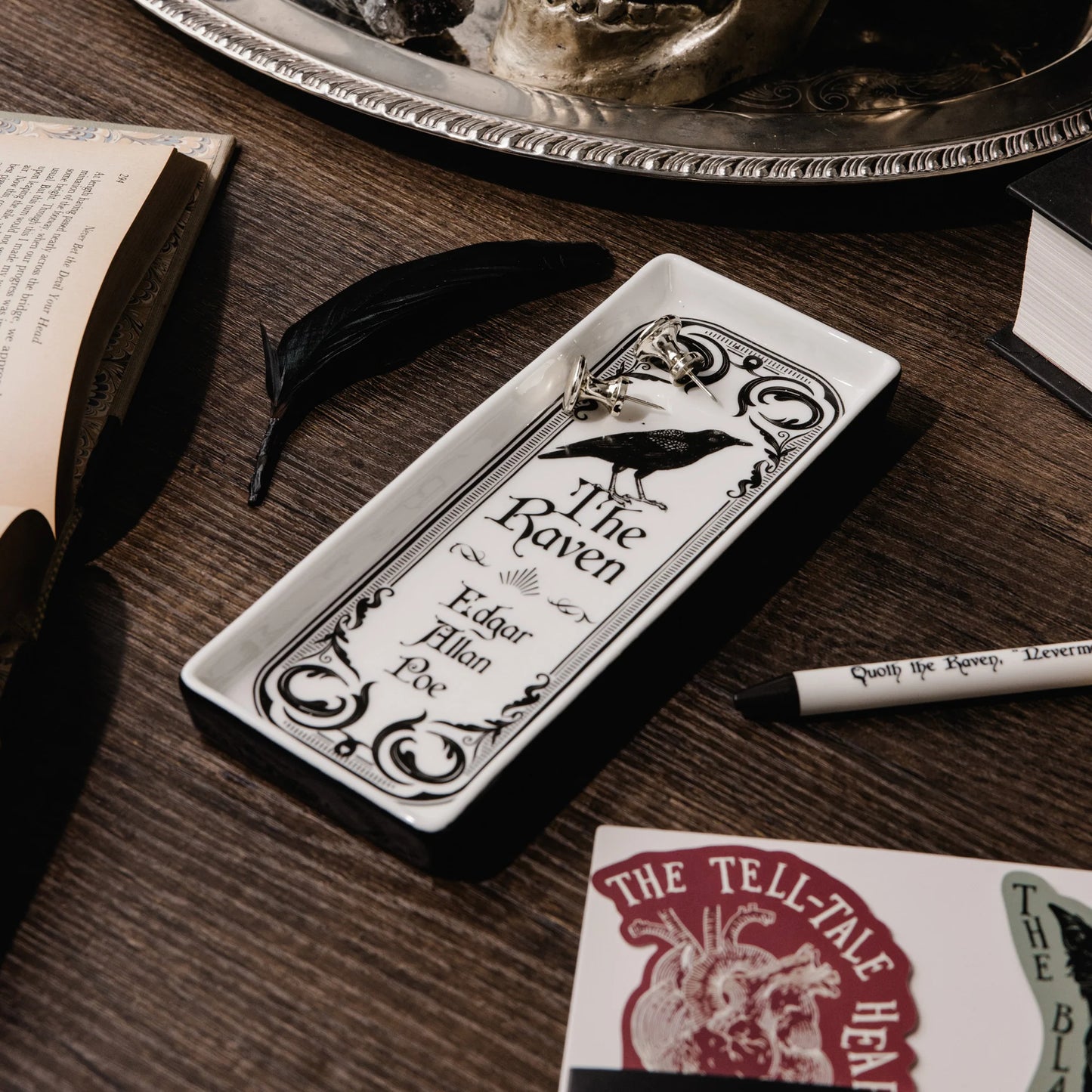 The Raven Literary Trinket Tray