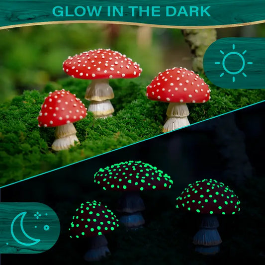 Mushrooms for Garden (Set of 3)