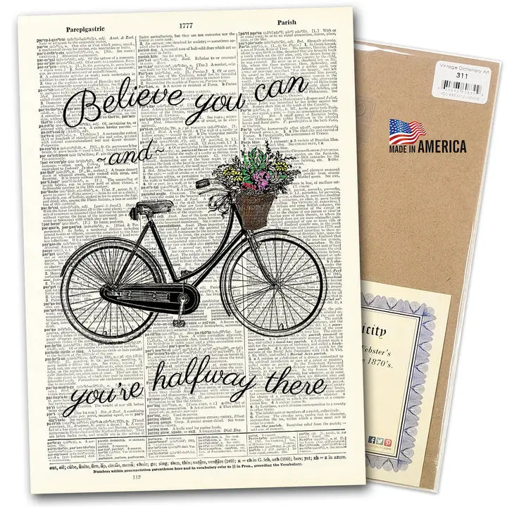 Vintage Dictionary Art