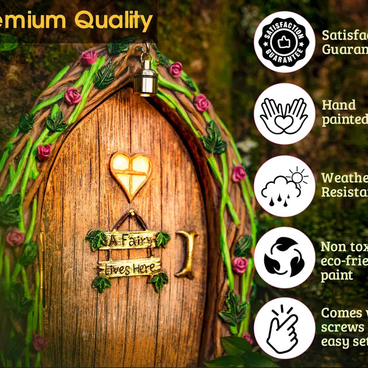 Opening Fairy Door and Window