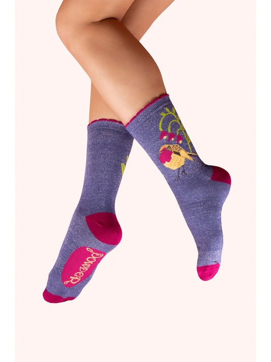 Glitter Ankle Socks