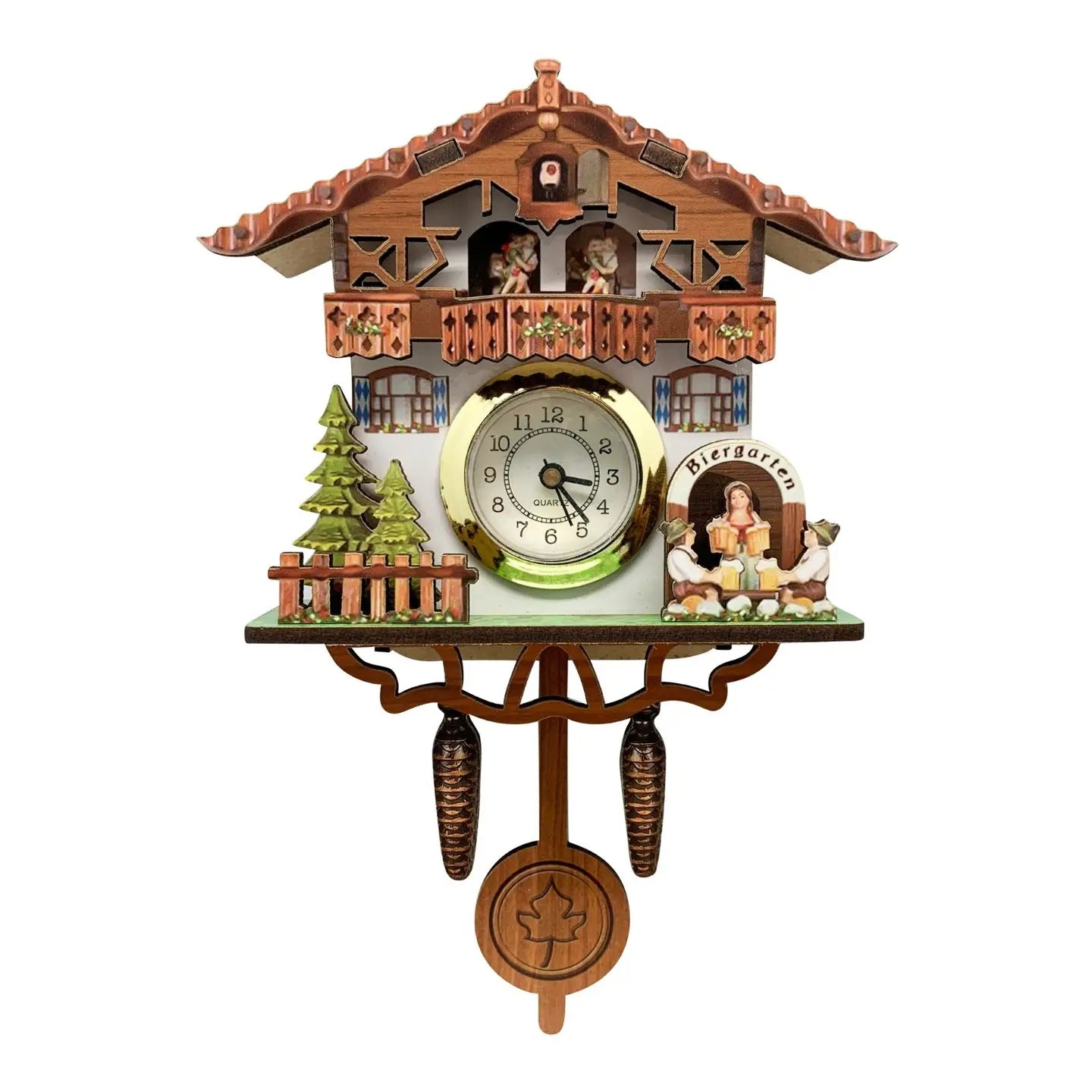 German Bier Garten Functioning Clock Fridge Magnet