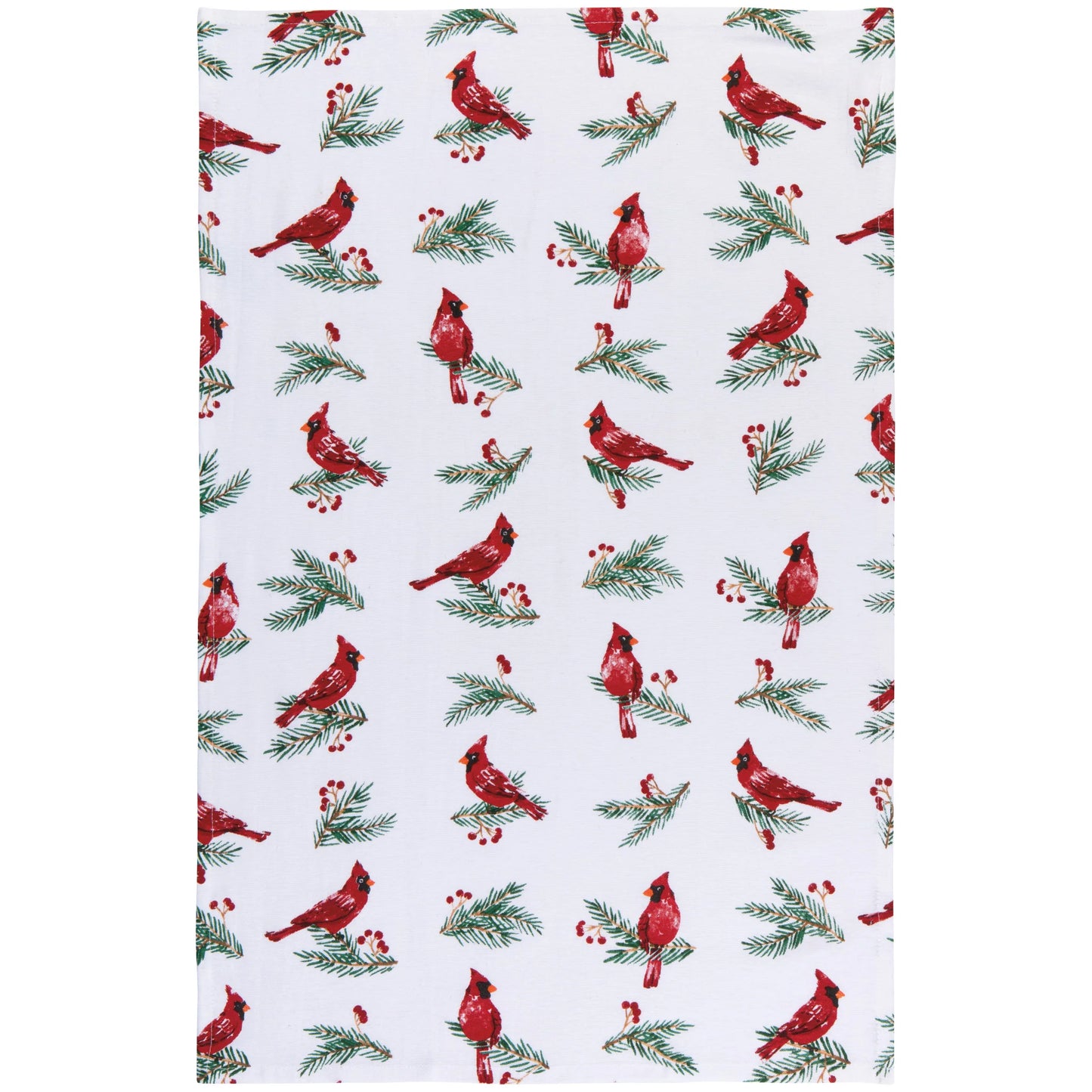 Birds & Boughs Christmas Floursack Dishtowels Set of 3