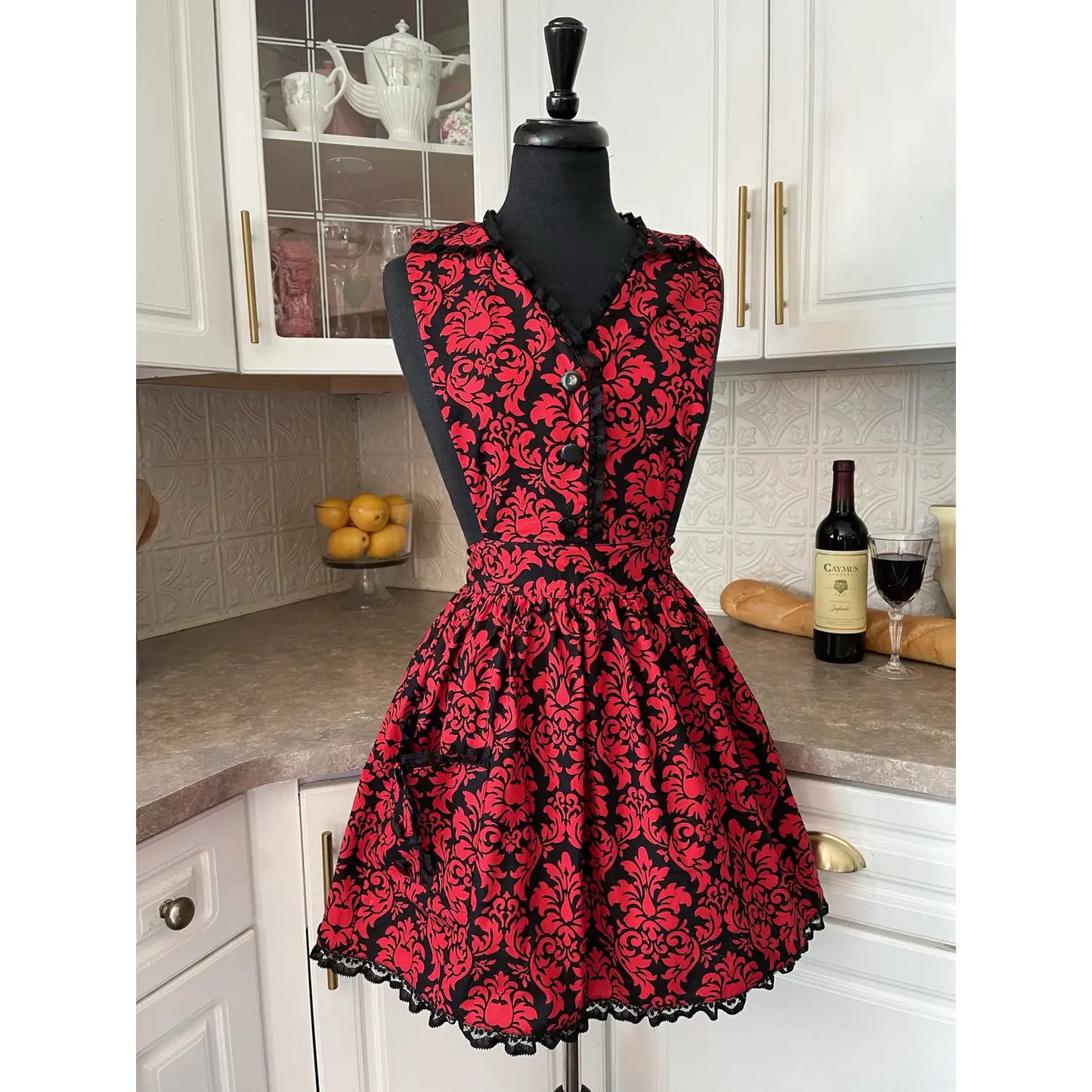 Ruby Red Domestic Darling Apron