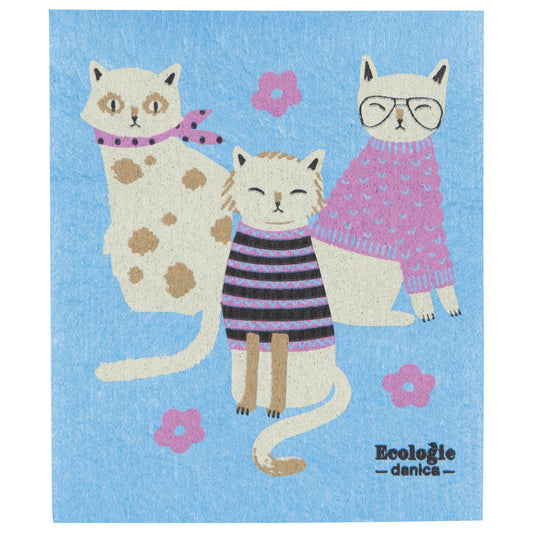 Swedish Sponge Cloth - Feline Fine