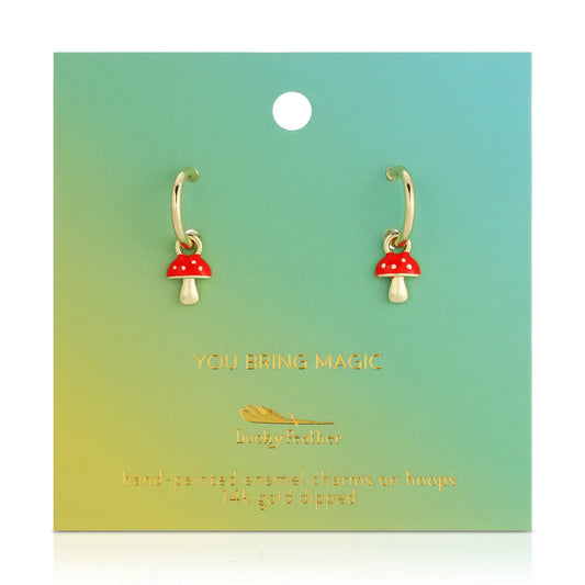 Earrings - Reminder Lucky Feather