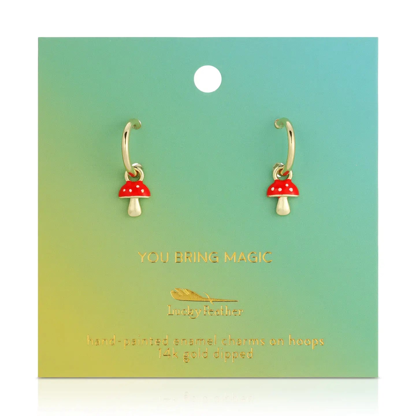 Earrings - Reminder Lucky Feather
