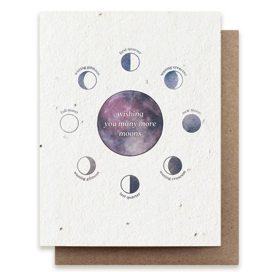 Plantable Herb Seed Card - Moon Phase Birthday