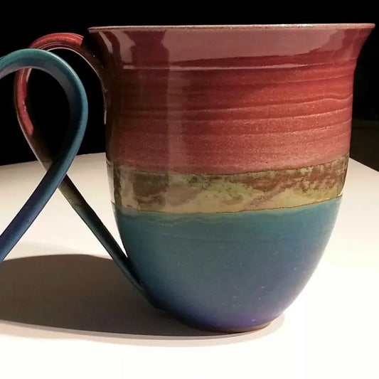 Red Skies at Night Mug - Handmade