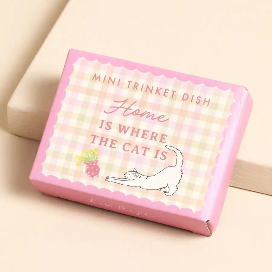 "Home is where the cat is" Trinket Dish