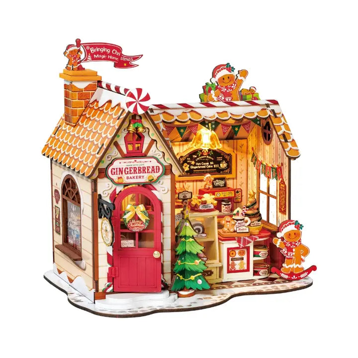 Gingerbread Treehouse Kit Diy Miniature House Kit: Gingerbread House – Mrs. Robinson's Tea Shop