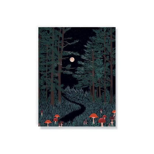 Moonrise Forest Medium Layflat Journal Notebook